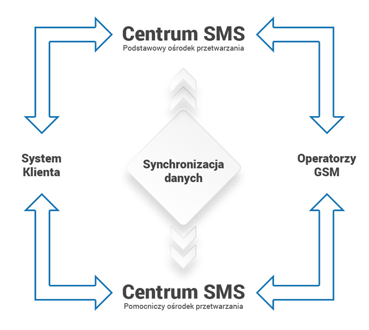 Platforma HostedSMS, schemat